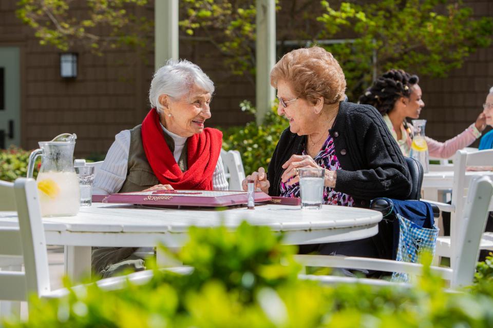 Gold River Residents having a conversation