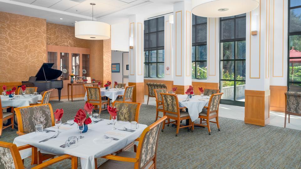 Dining room at The Reutlinger Community