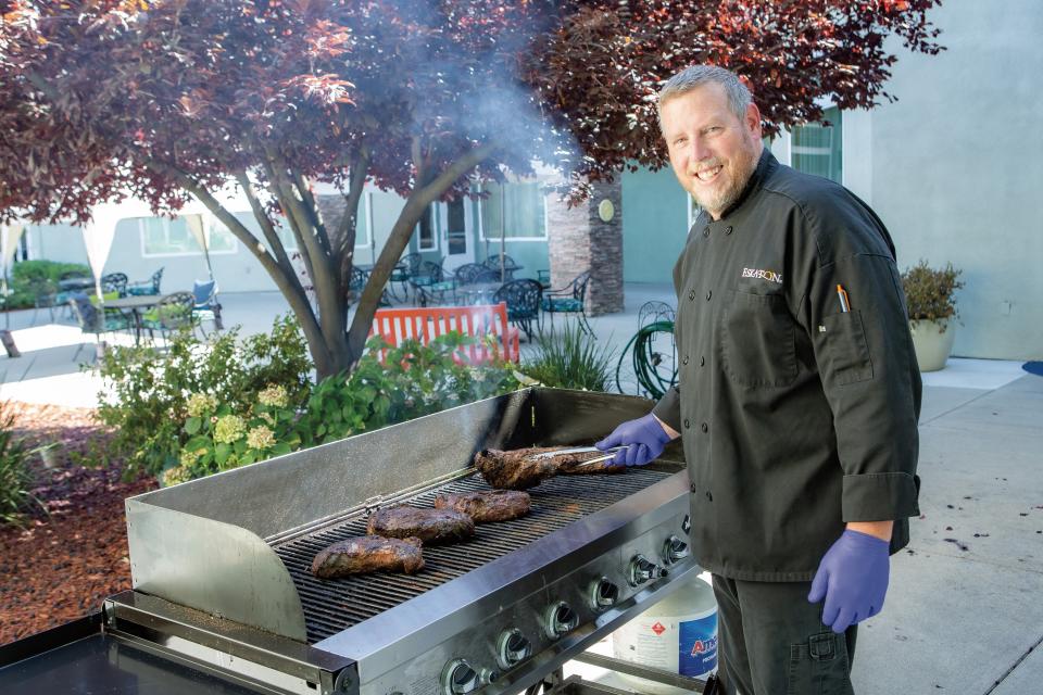 bbq grilling  at an Event