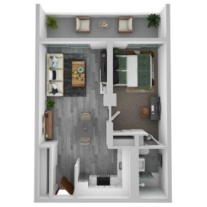 Eskaton Land Park - Gardenia Floor Plan